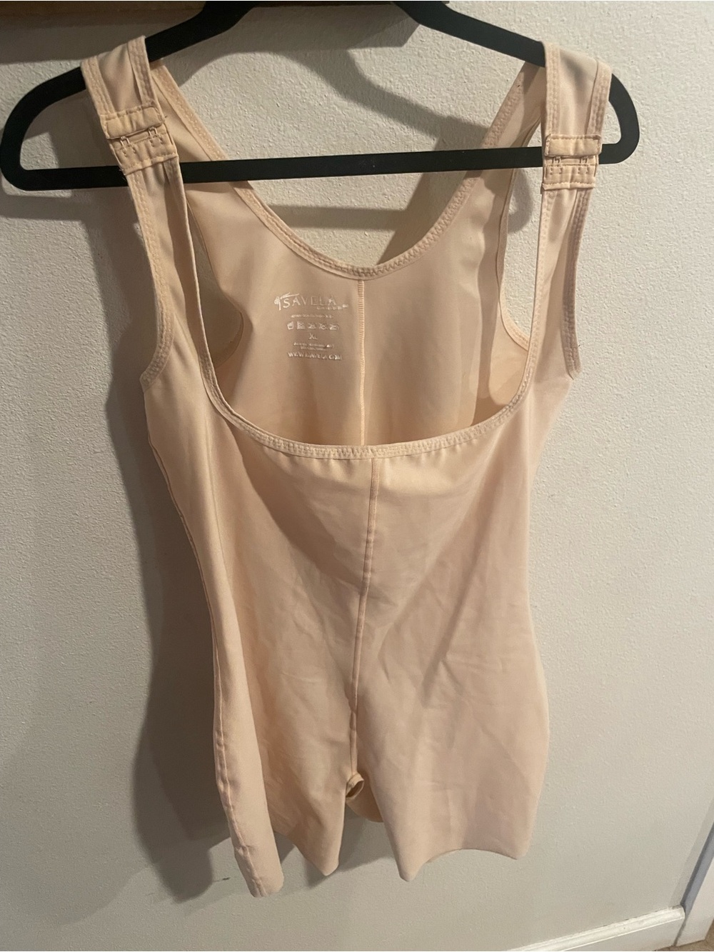 Isavela Sculpting Nude Shapewear Bodysuit with Wide Straps Size XL